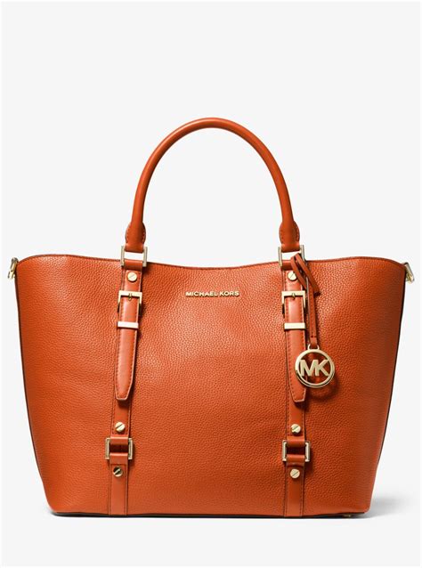 Michael Kors Large Pebbled Leather Bedford Legacy Tote Bag